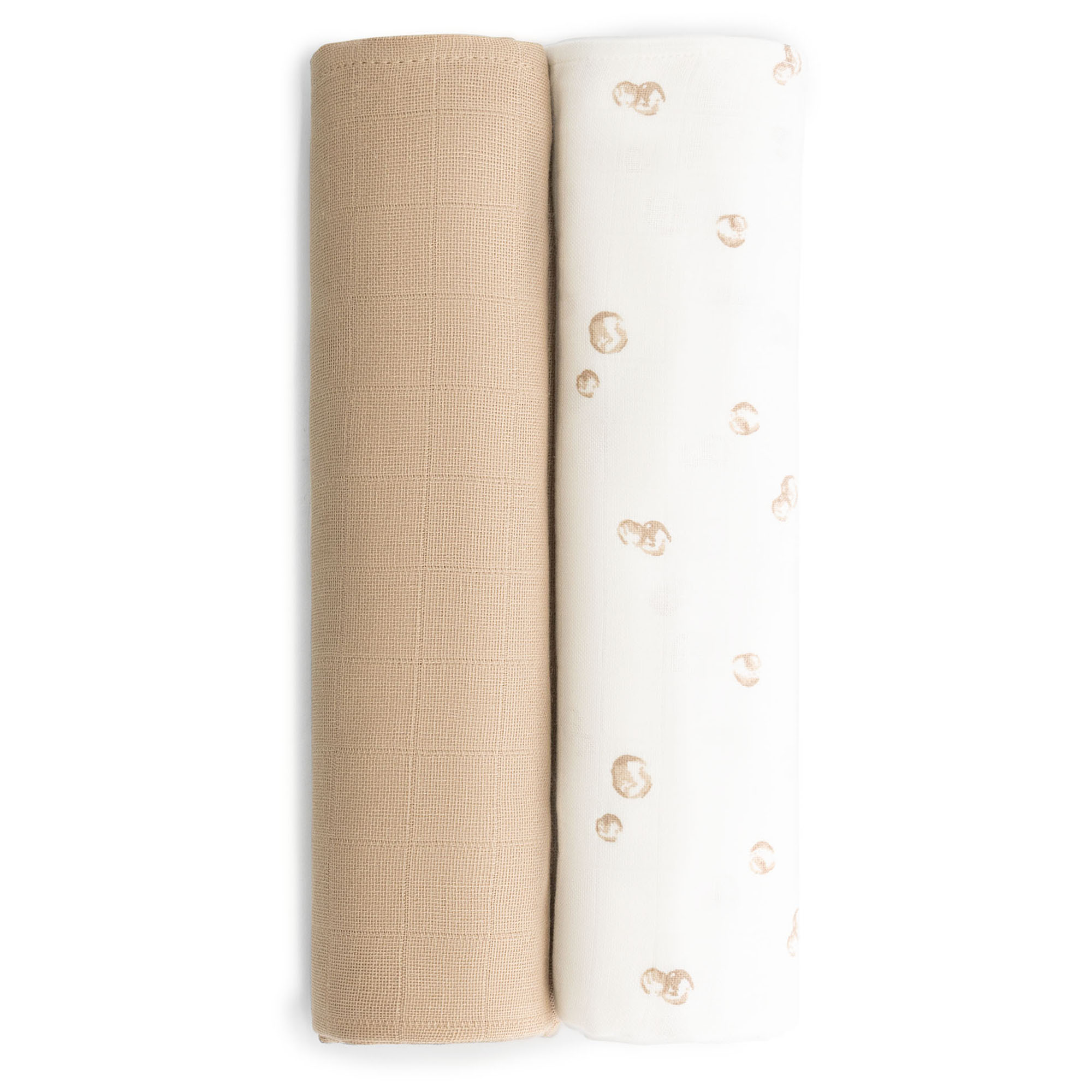 Prénatal hydrofiele multidoeken 2 stuks  beige