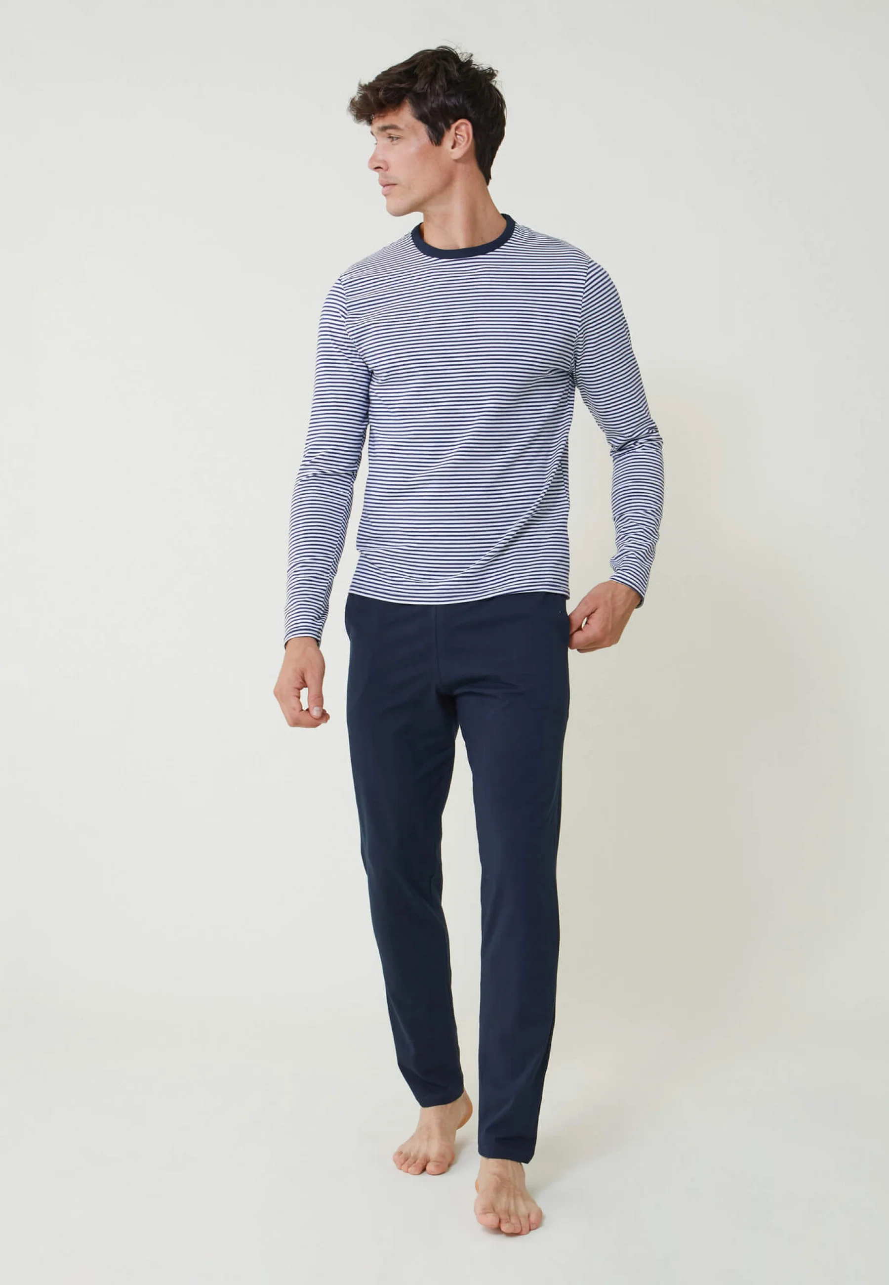 Ensemble pyjama t-shirt et pantalon en coton-Pyjama Jeason