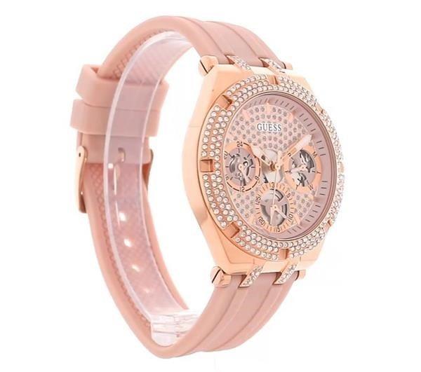Guess Ladies Guess Heiress Pink Rose Gold Watch GW0407L3