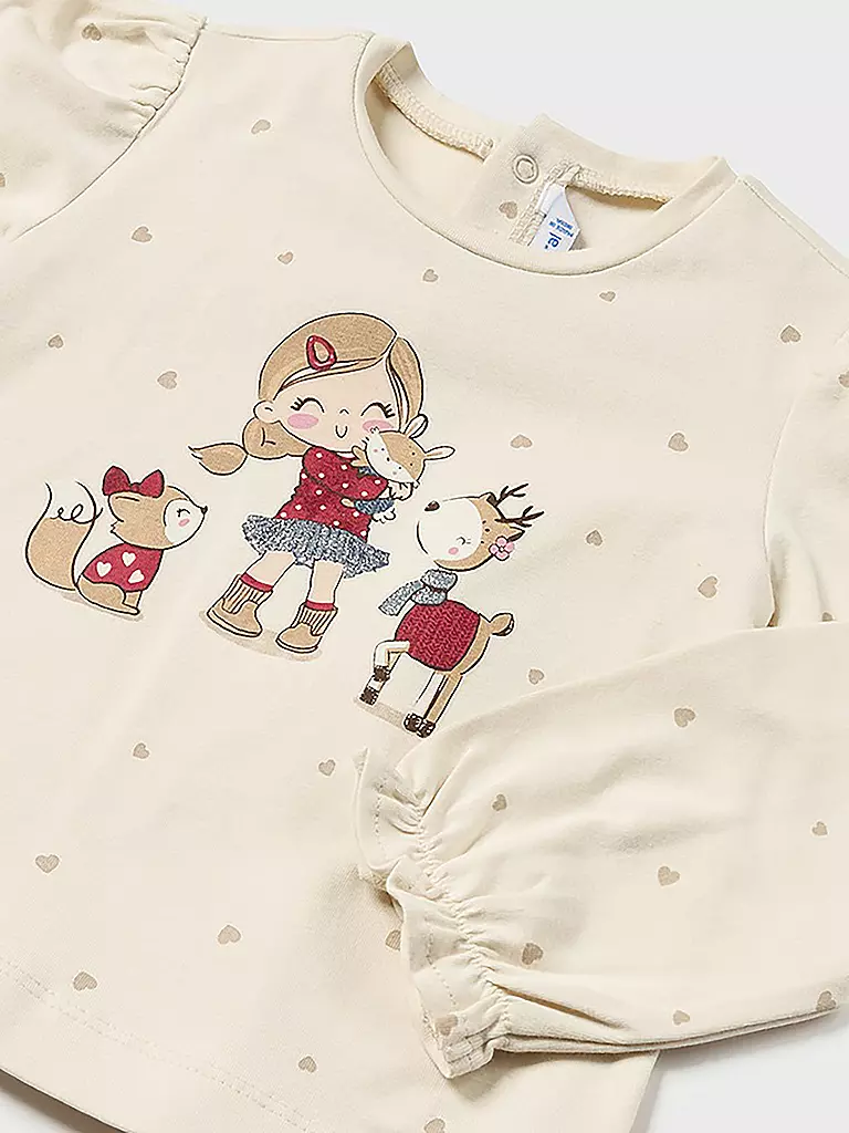 MAYORAL Baby Langarmshirt beige