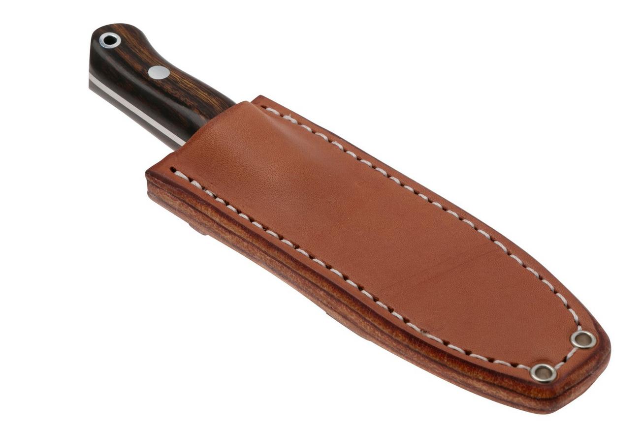 Bark River Bravo Necker II CPMS45VN Desert Ironwood, vaststaand mes