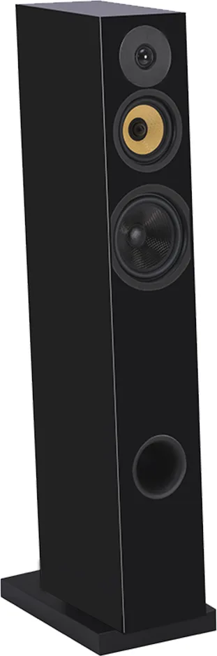 Davis Acoustics Courbet N°7 Noir satin (la paire) Enceintes colonne