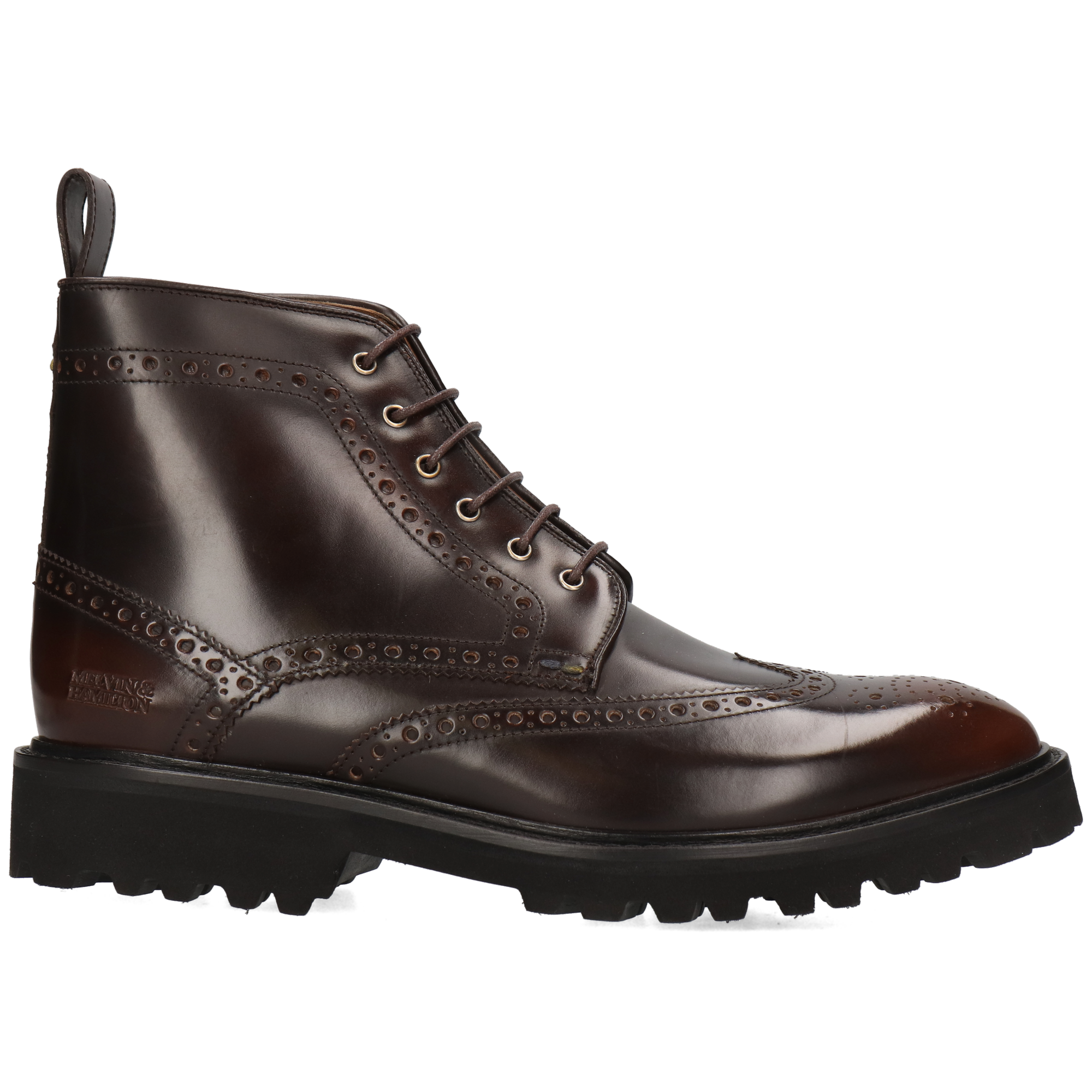 MATTHEW 7 - Bottines à talon bottier | Marron
