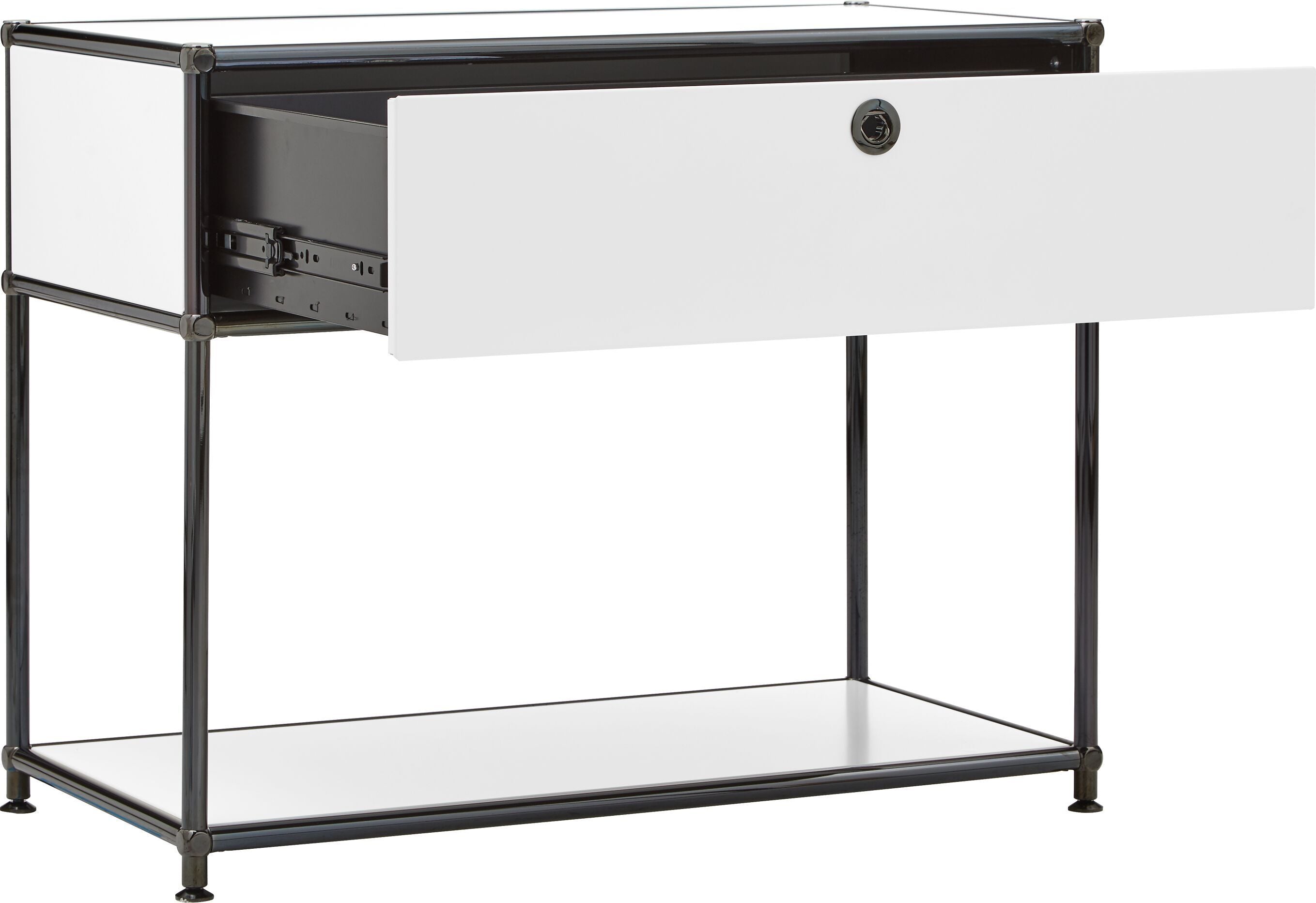 FLEXCUBE Beistelltisch - Weiss / B: 78.0 cm x T: 40.0 cm x H: 62.0 cm