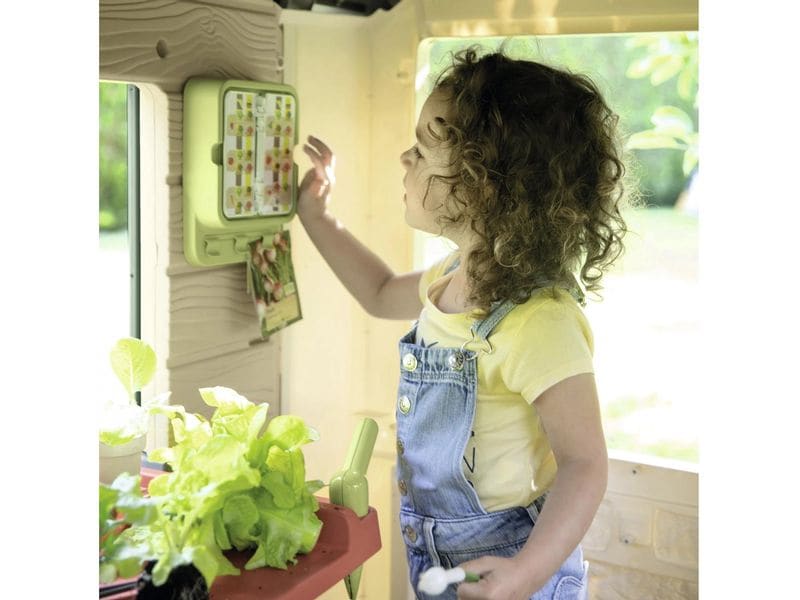 Smoby Spielhaus Life Garten Vielseitiges Kinder-Spielhäuschen