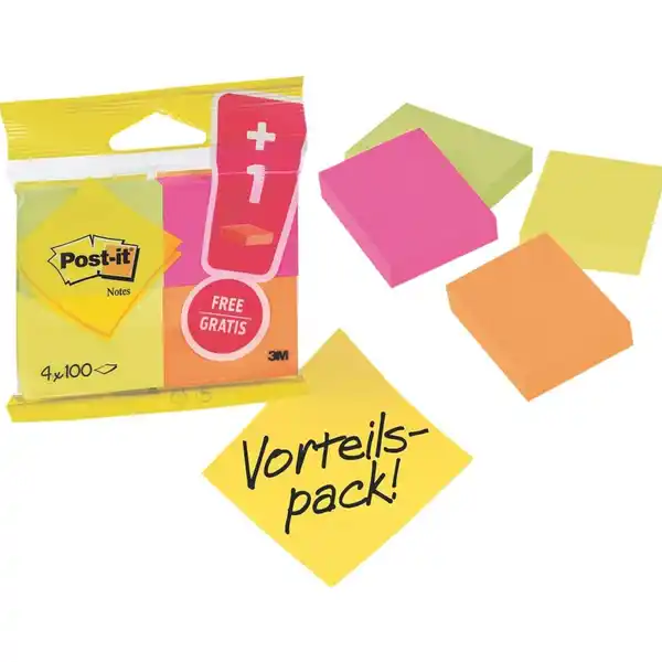 Haftnotizblock Vorteilspack