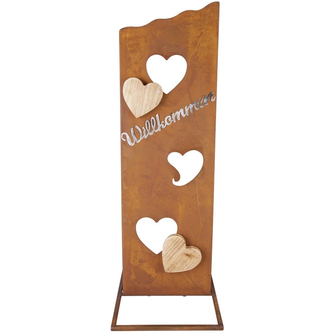 Standdeko - Willkommen - ca. 71 cm