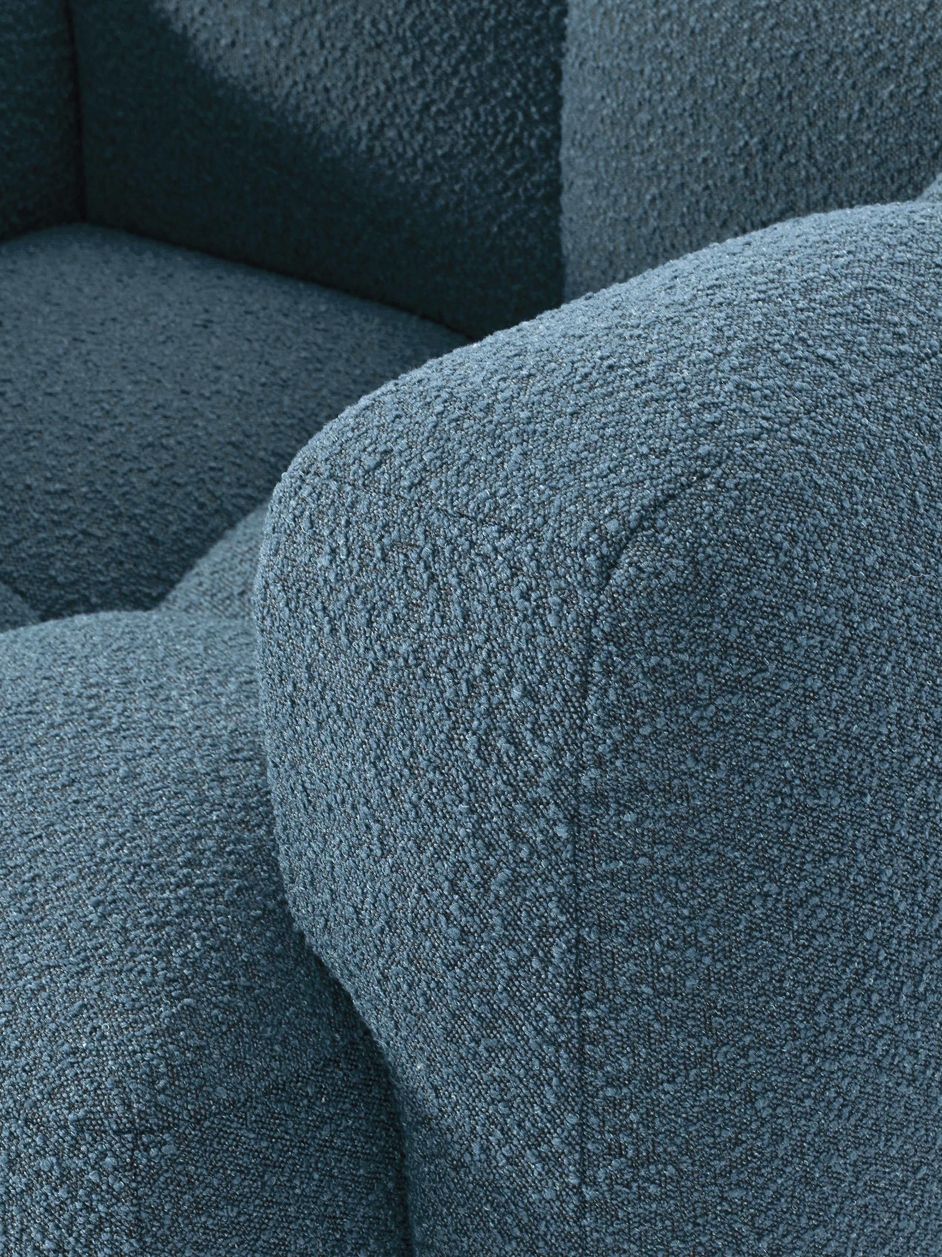 Loungefauteuil Tayla van bouclé