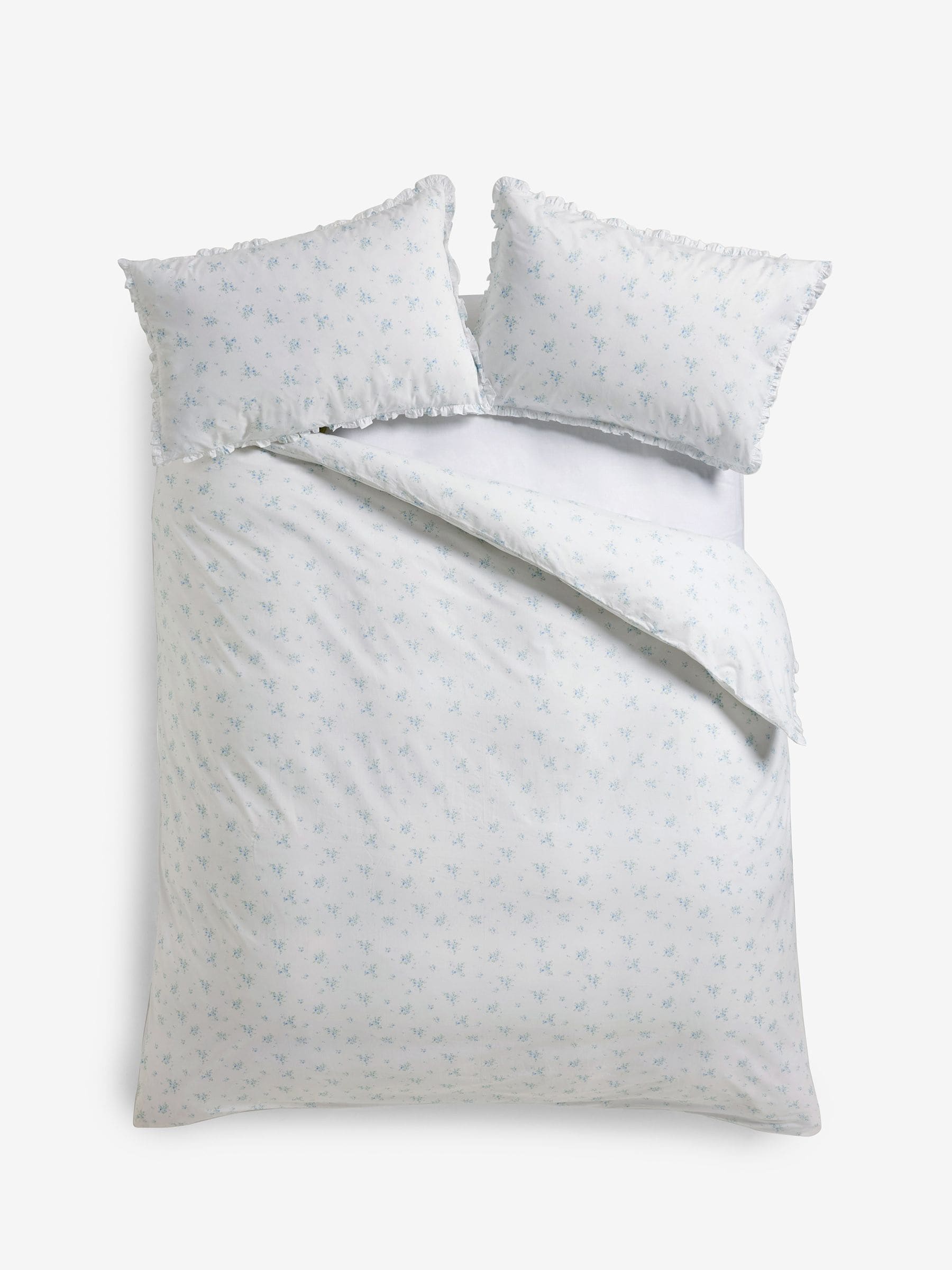 Shabby Chic by Rachel Ashwell® petite ruche dekbedovertrek en kussensloopset