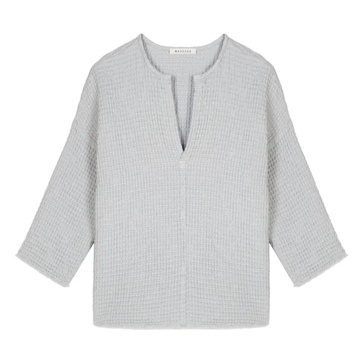 Masscob Blouse Irvine Coton et Lin | Asphalte