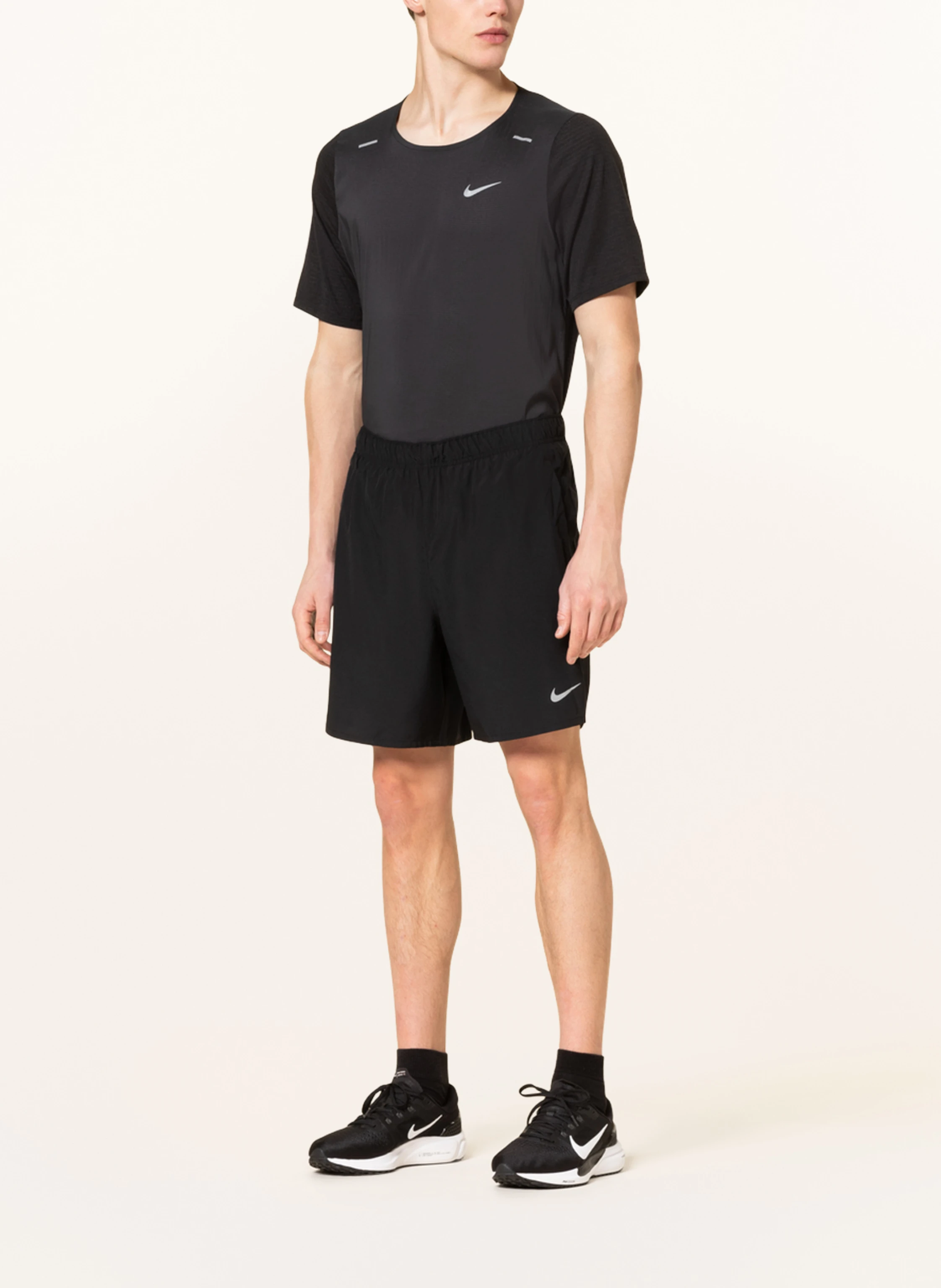 Nike 2-in-1-Laufshorts DRI-FIT CHALLENGER mit Mesh