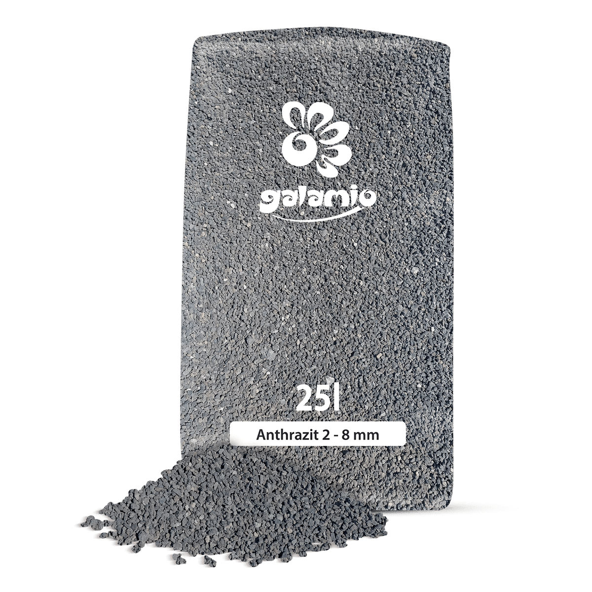 Galamio lava mulch antraciet 2 - 8 mm 25kg