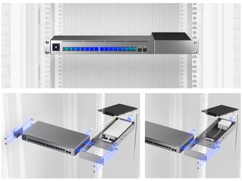 Ubiquiti Montagekit UACC-PRO-MAX-16-RM für USW-PRO-MAX-16/P Pro Max 16 Rackmontage