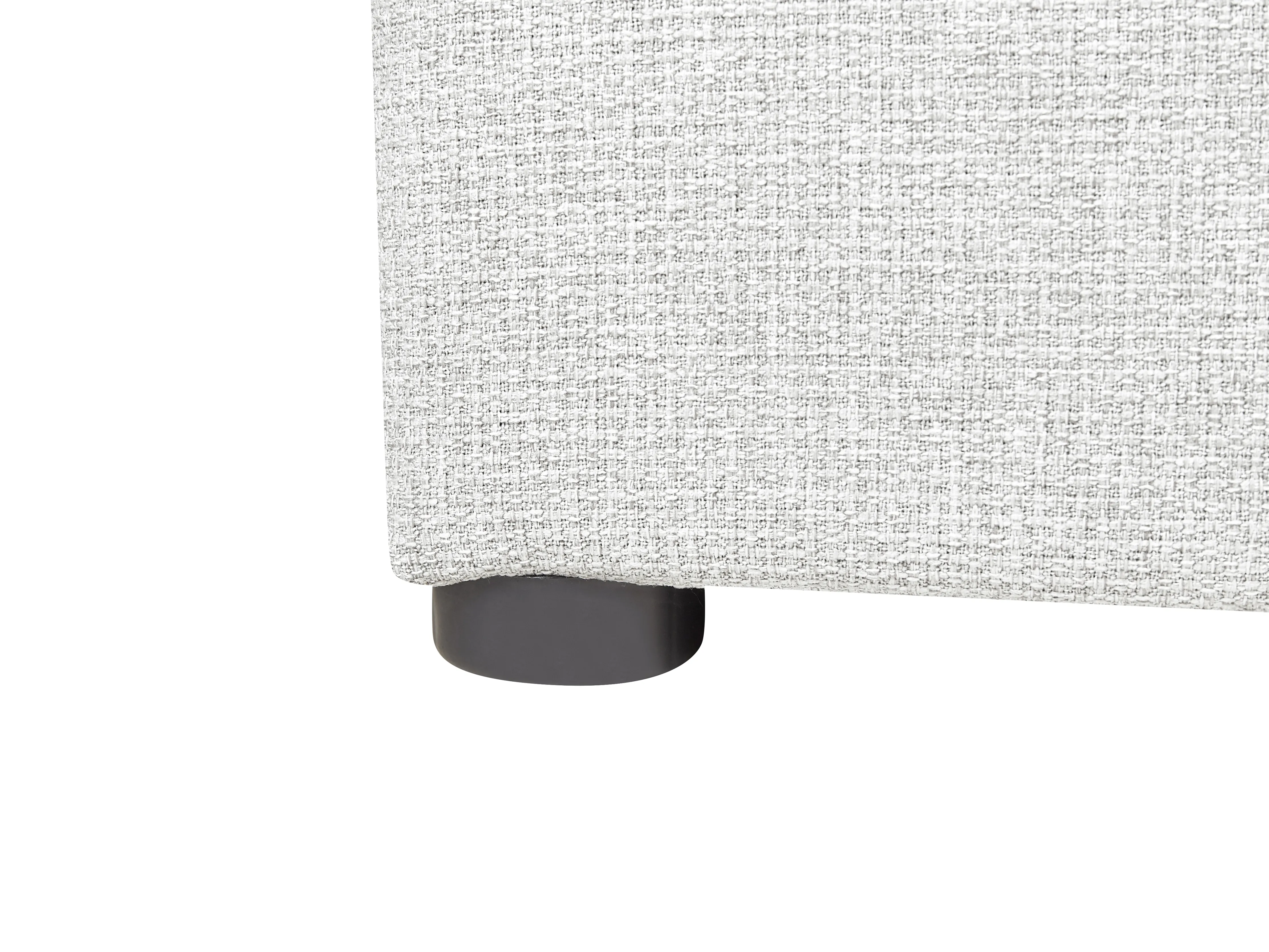 Opbergbed zonder hoofdbord Stof DINAN 90 x 200 cm Lichtgrijs