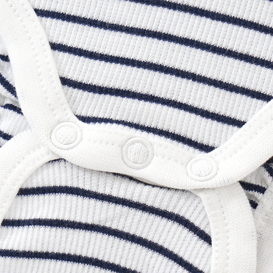 Topomini Newborn Strampler und Langarmbody im Set dunkelblau / weiss