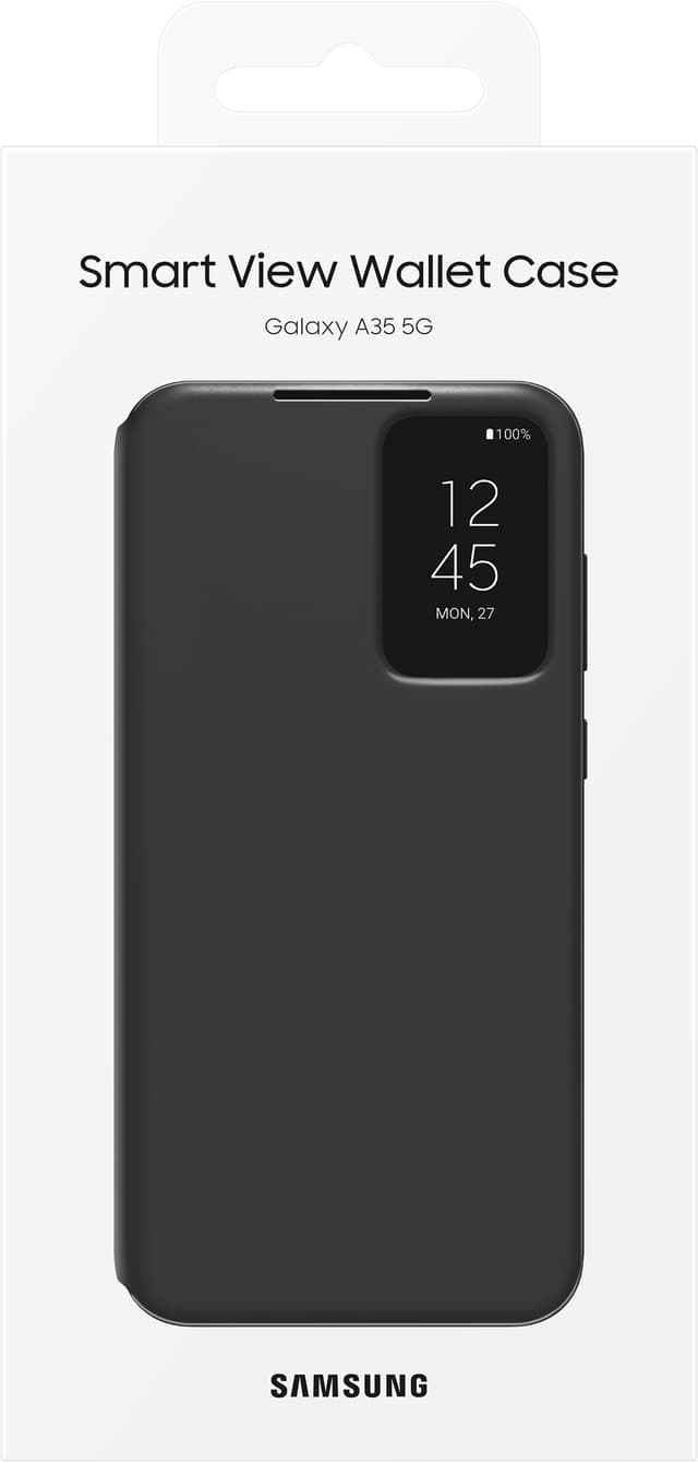 Samsung Galaxy A35 5G Smart View Wallet pungetui (sort)