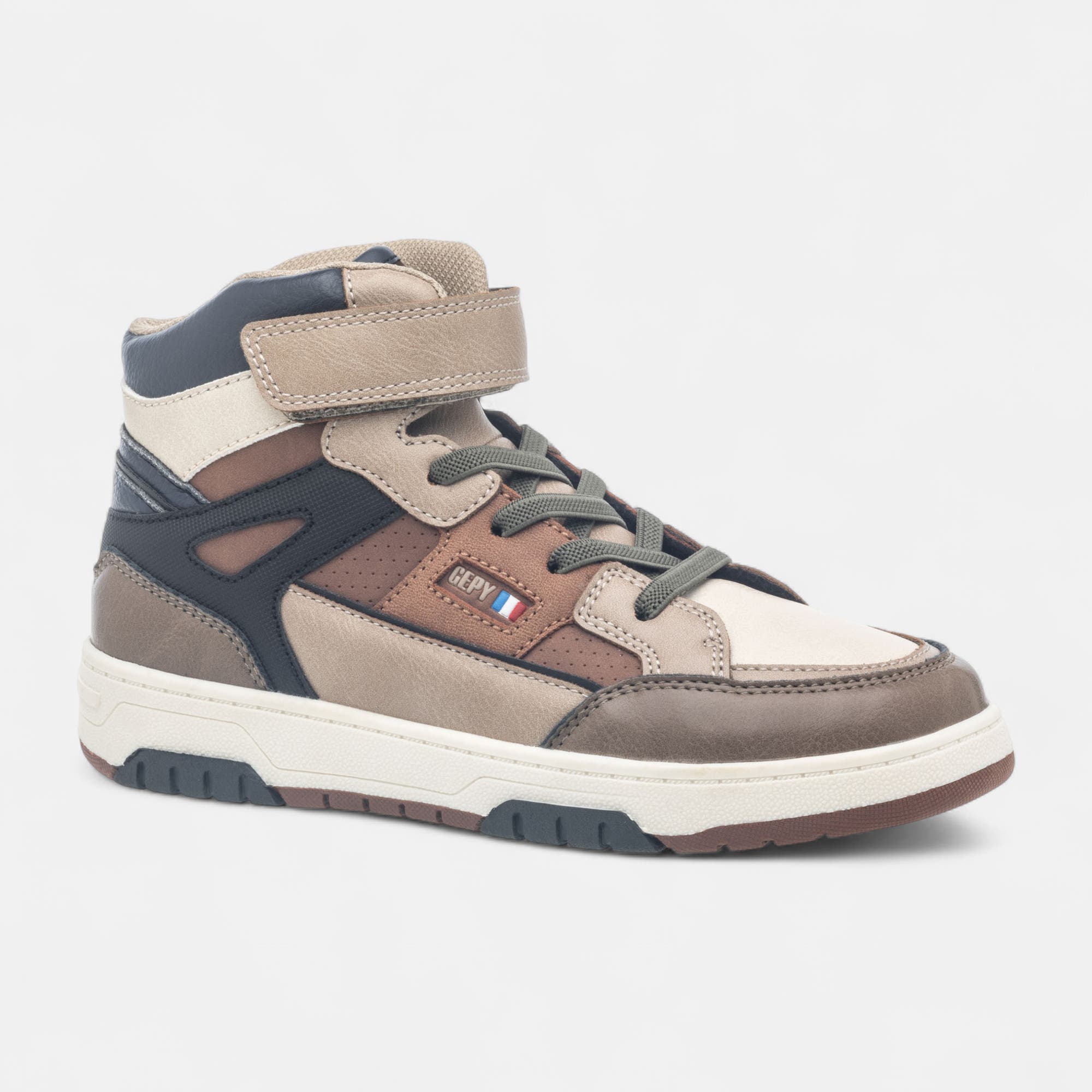 Baskets hautes Garçon beige