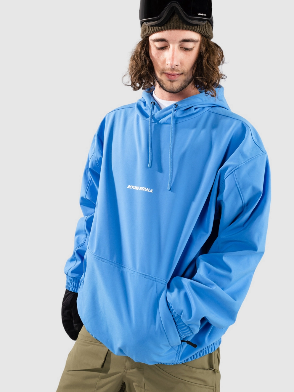 Beyond Medals Softshell Shred Hoodie blue