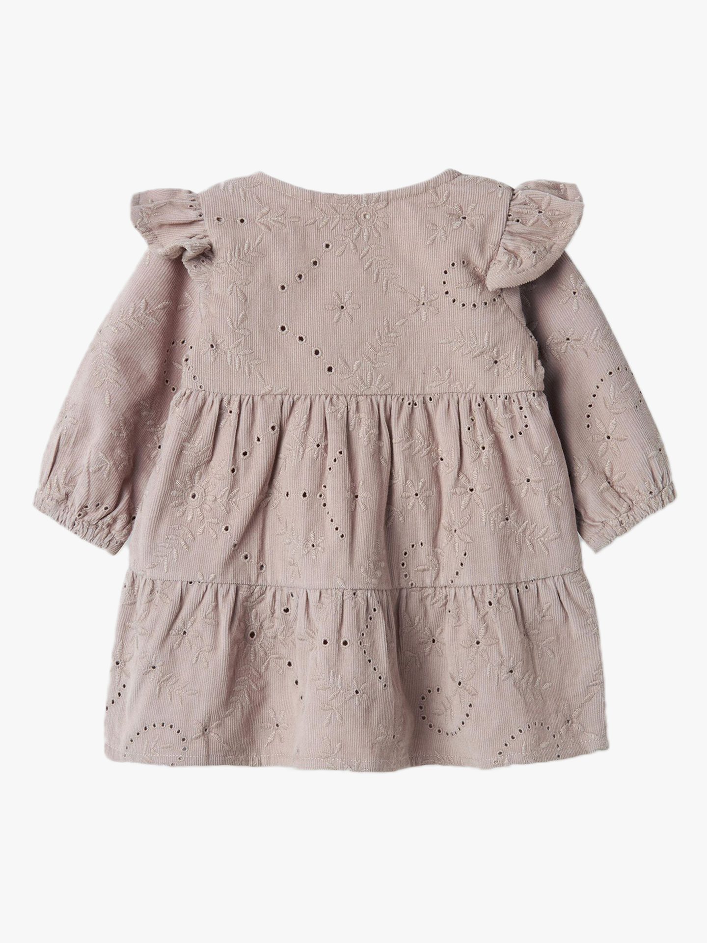 Bine Long Sleeve Loose Cord Dress