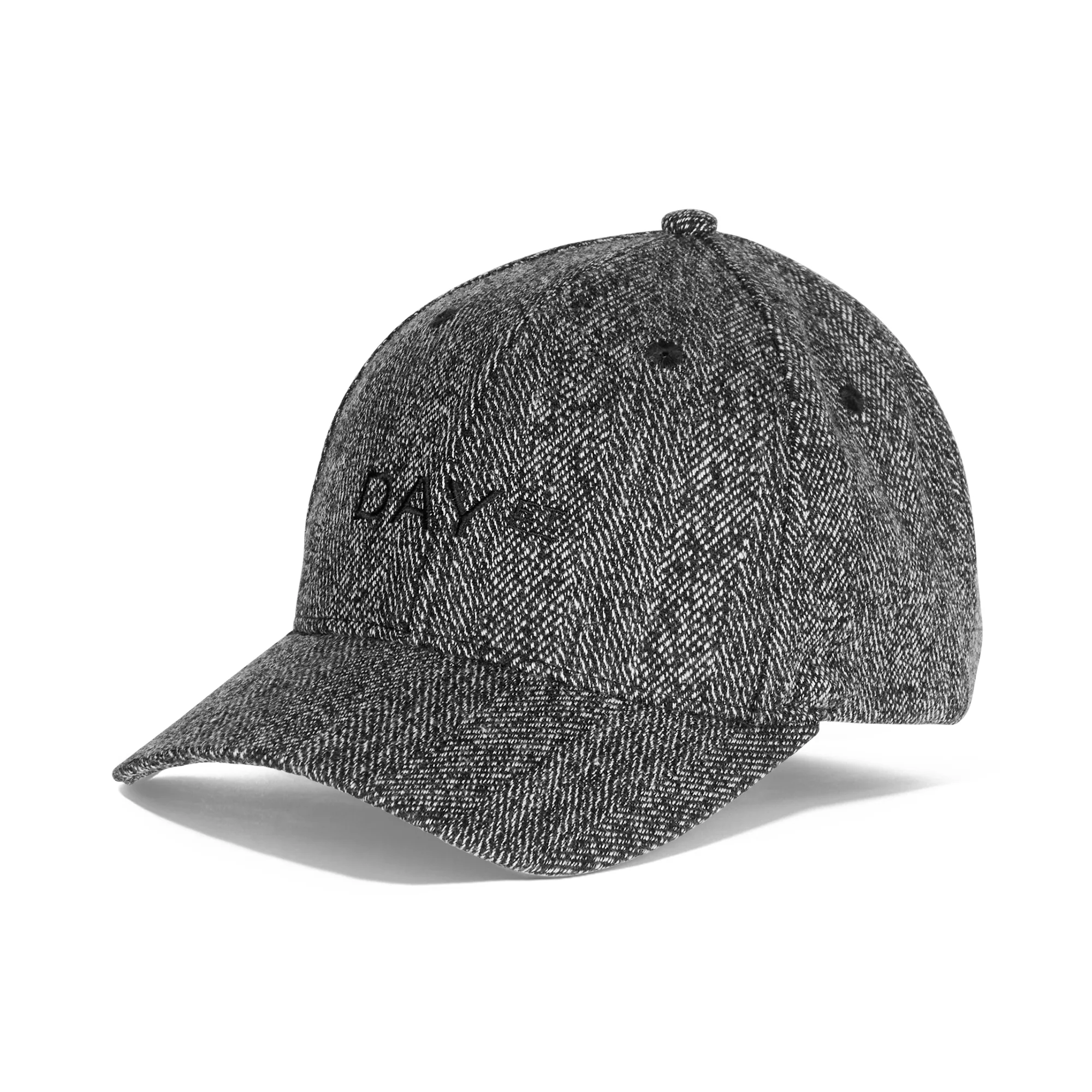 DAY ET  Day Woolen Herringbone kasket - sort