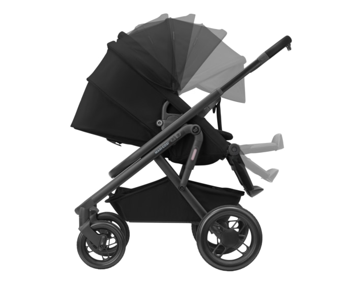 Lila XP Plus 0 - 4 Y   0 - 22 kg    Platz zum Wachsen  |    Einfach zu lenken  |    Großer Korb  |    Erobere jedes Gelände  |