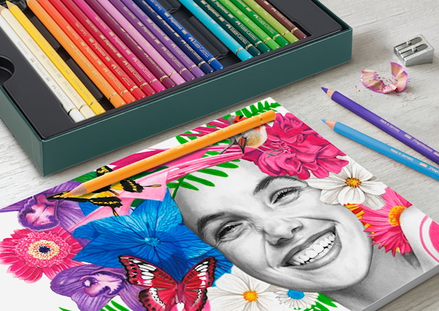 Gavesett Polychromos & Pitt Graphite Matt Small 32 deler Faber Castell
