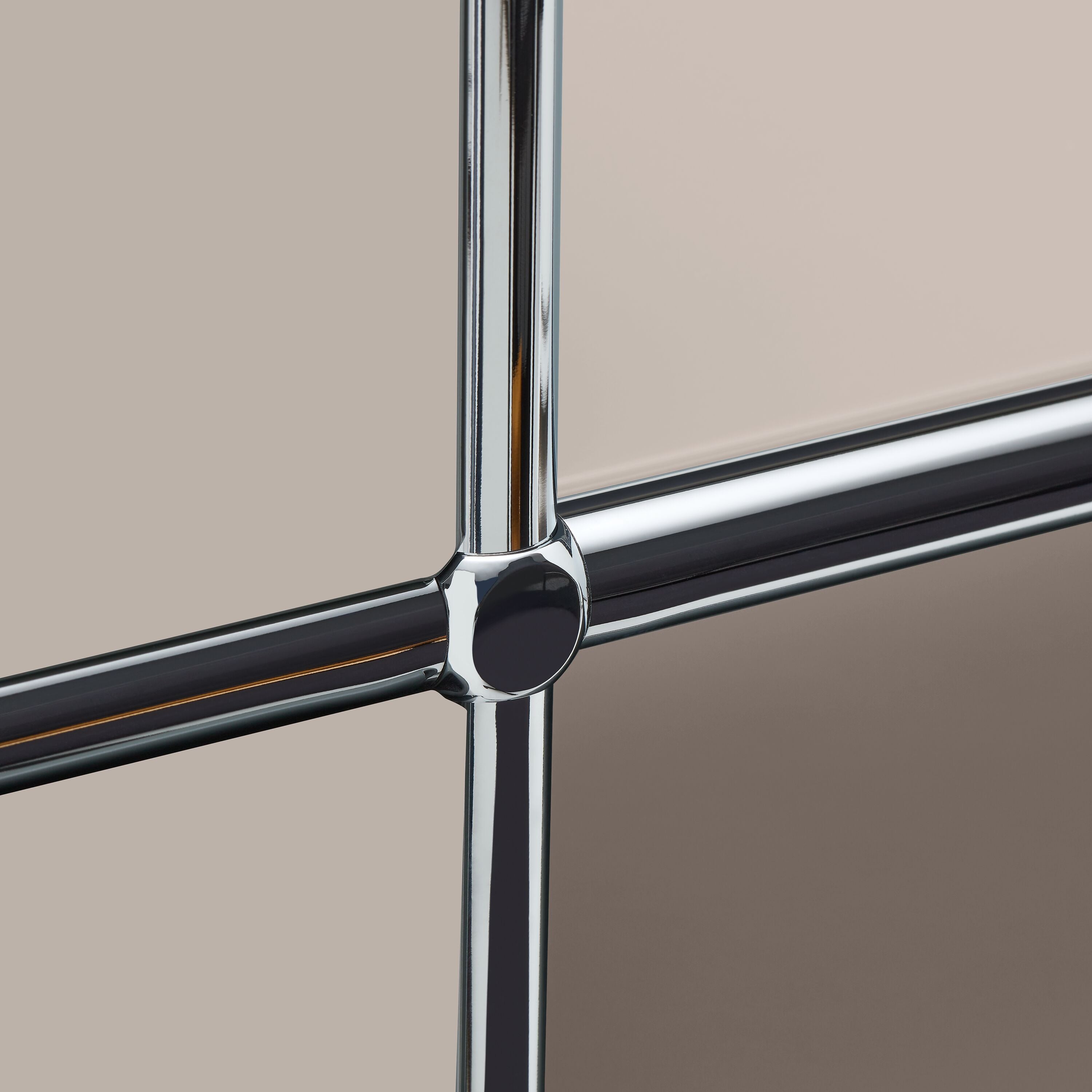FLEXCUBE Schreibtisch - Taupe / B: 152.0 cm x T: 40.0 cm x H: 100.0 cm