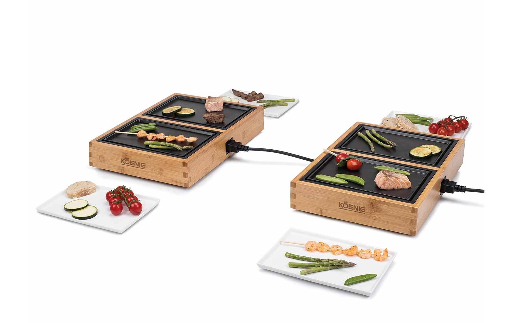 Tischgrill Dinner 420 W<br>Flexibler Tischgrill für 4 Personen