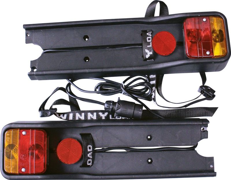 Twinny Load - Verlichtingsbalk - Geel - Kunststof - Geschikt Voor Fietsendrager