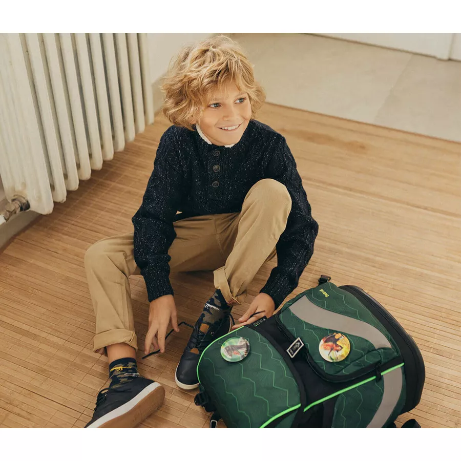 Belmil Schulrucksack Premium Smarty Plus Schulranzen Twist of Lime