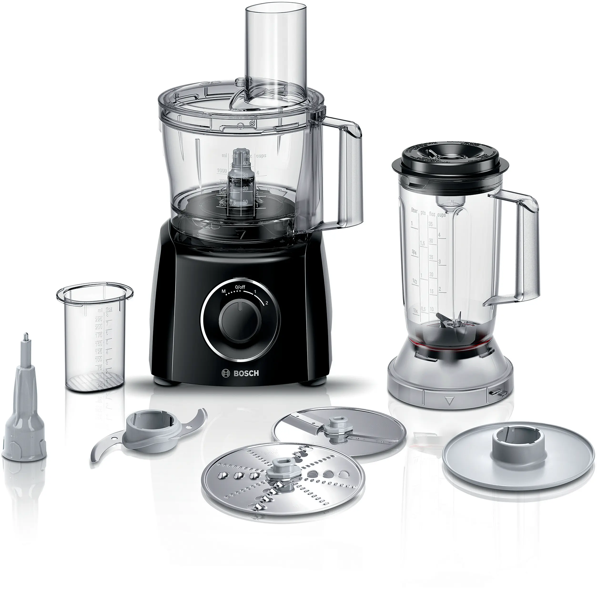 Food processor MultiTalent 3 800 W Zwart, zwart MCM3201B