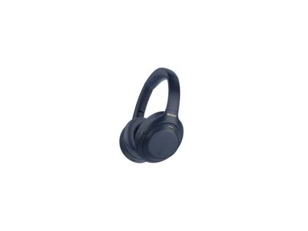[OUTLET] - Sony WH-1000XM4 - Hovedtelefoner med mik. - fuld størrelse - Bluetooth - trådløs, kablet - NFC - aktiv støjfjerning - 3,5 mm jackstik - midnatsblå