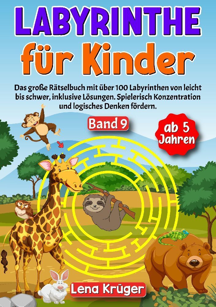 Labyrinthe für Kinder ab 5 Jahren - Band 9
