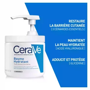 Baume Hydratant - Visage et Corps pour les Peaux Sèches à Très Sèches - 454ml