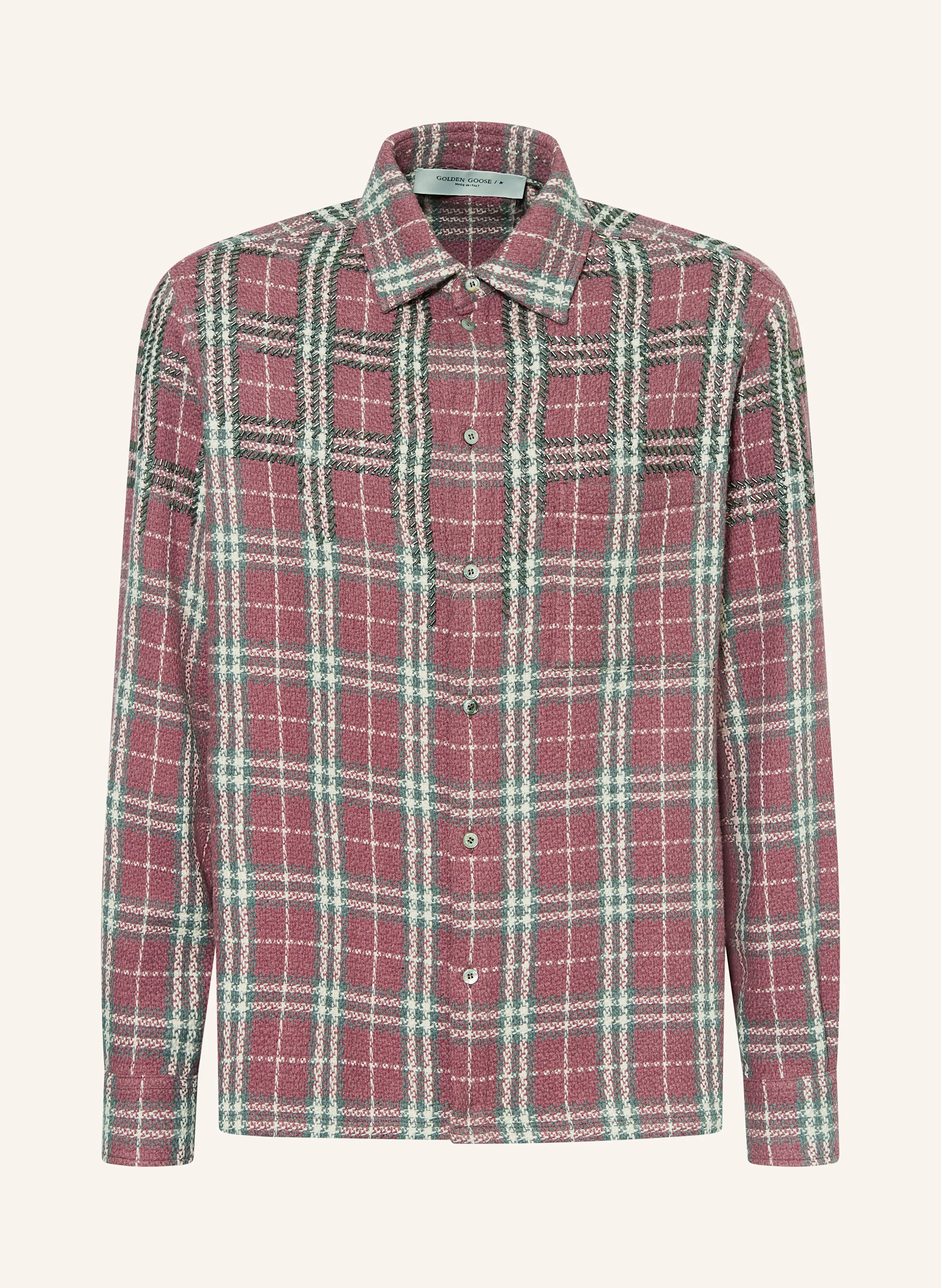 GOLDEN GOOSE Overshirt JOURNEY mit Zierperlen