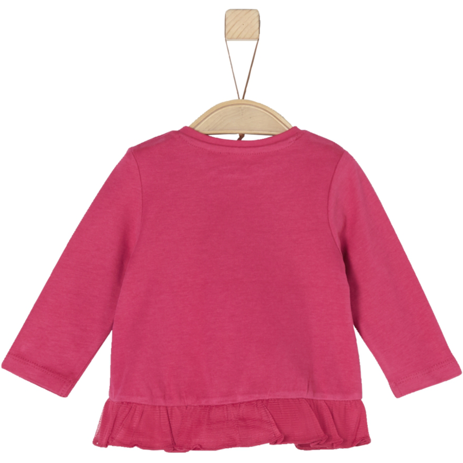 s.Oliver Girls Langarmshirt dark pink