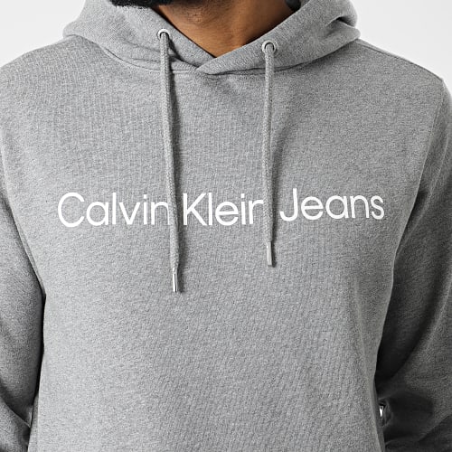 Sweat Capuche Institutional 2551 Gris Chiné