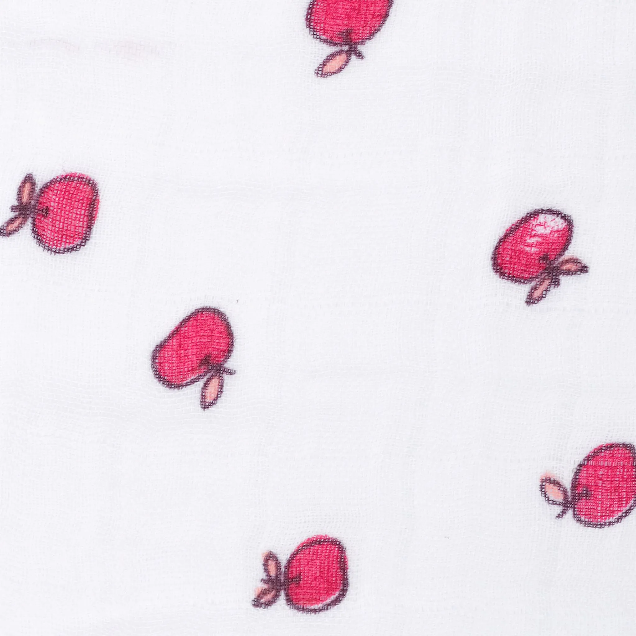 Perlimpinpin Couverture Mousseline - Pommes