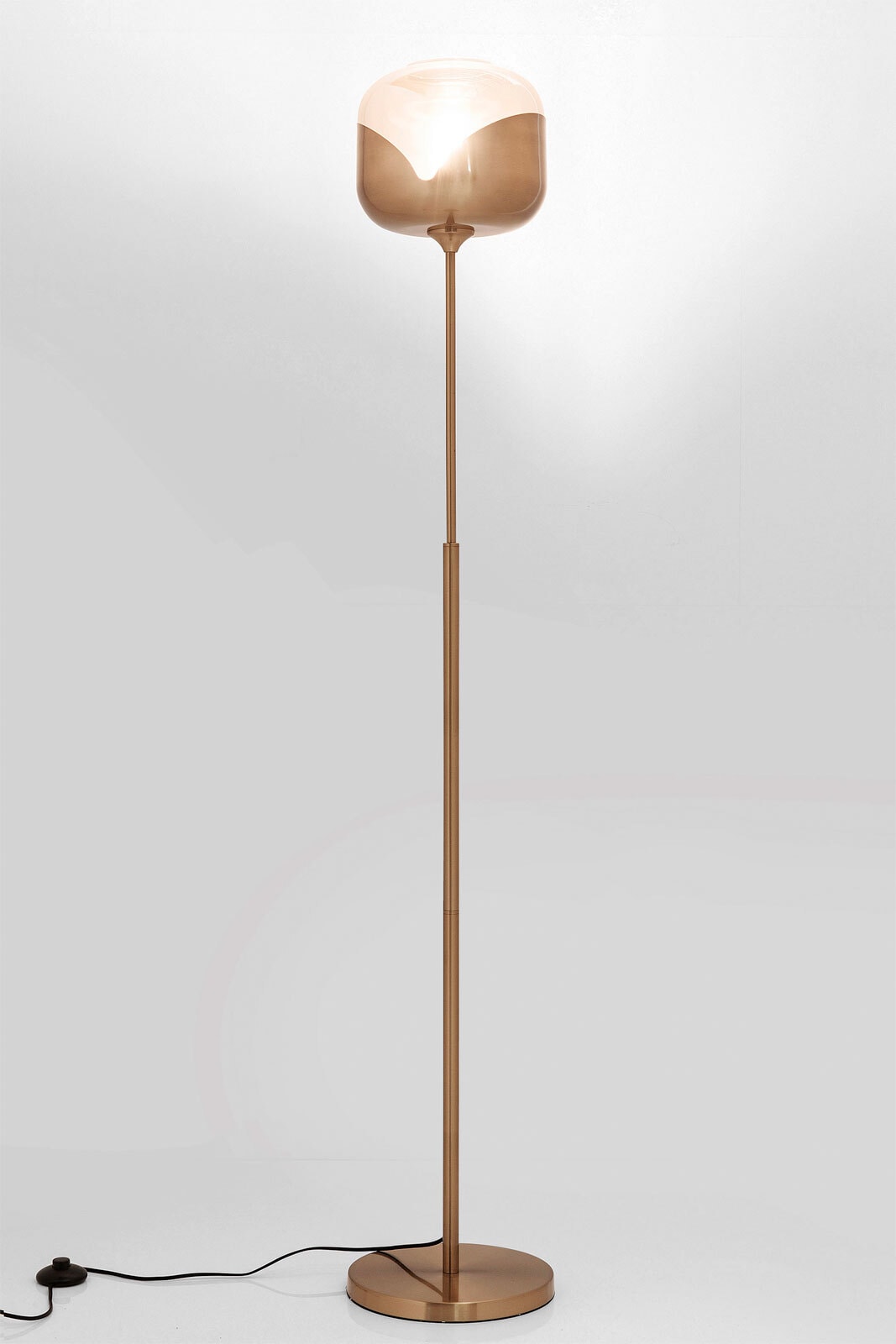 KARE DESIGN Retrofit Stehlampe GLOBLET BALL goldfarbig