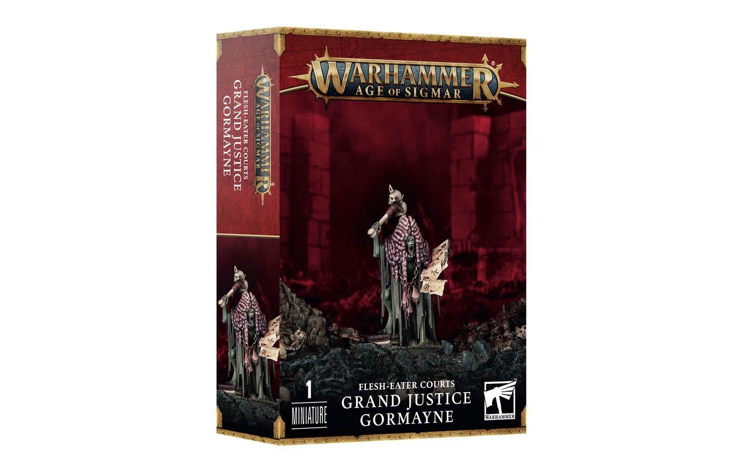 Figur Warhammer Age of Sigmar Oberster Richter BloupetWarhammer AoS Miniatur: Flesh Eater Courts Grand Justice Gormayne