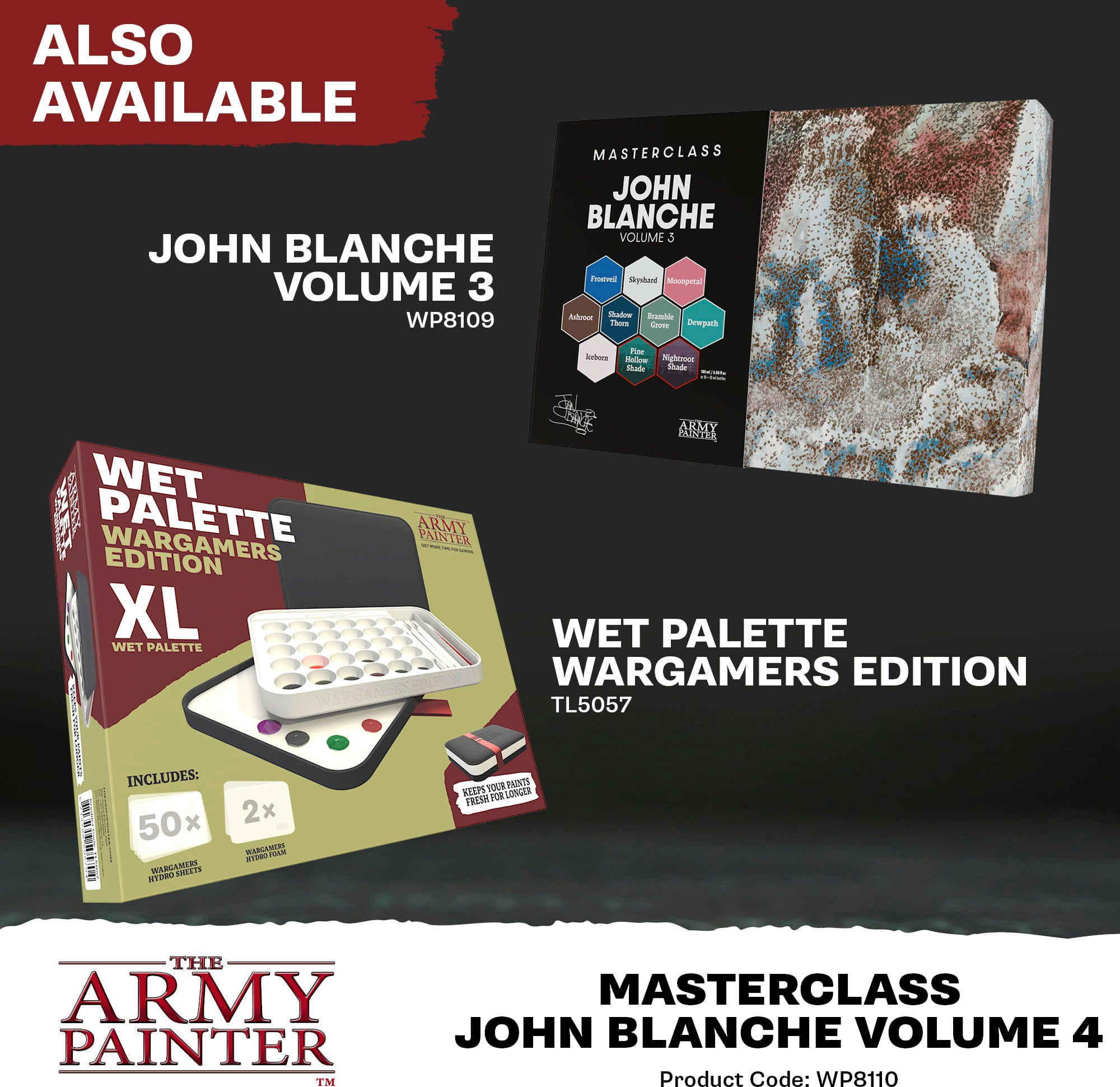 The Army Painter  Masterclass: John Blanche Vol. 4    Glut, Blut & rohe Intensität: Warme Grimdark-Farbpalette für Tabletop & Miniaturen