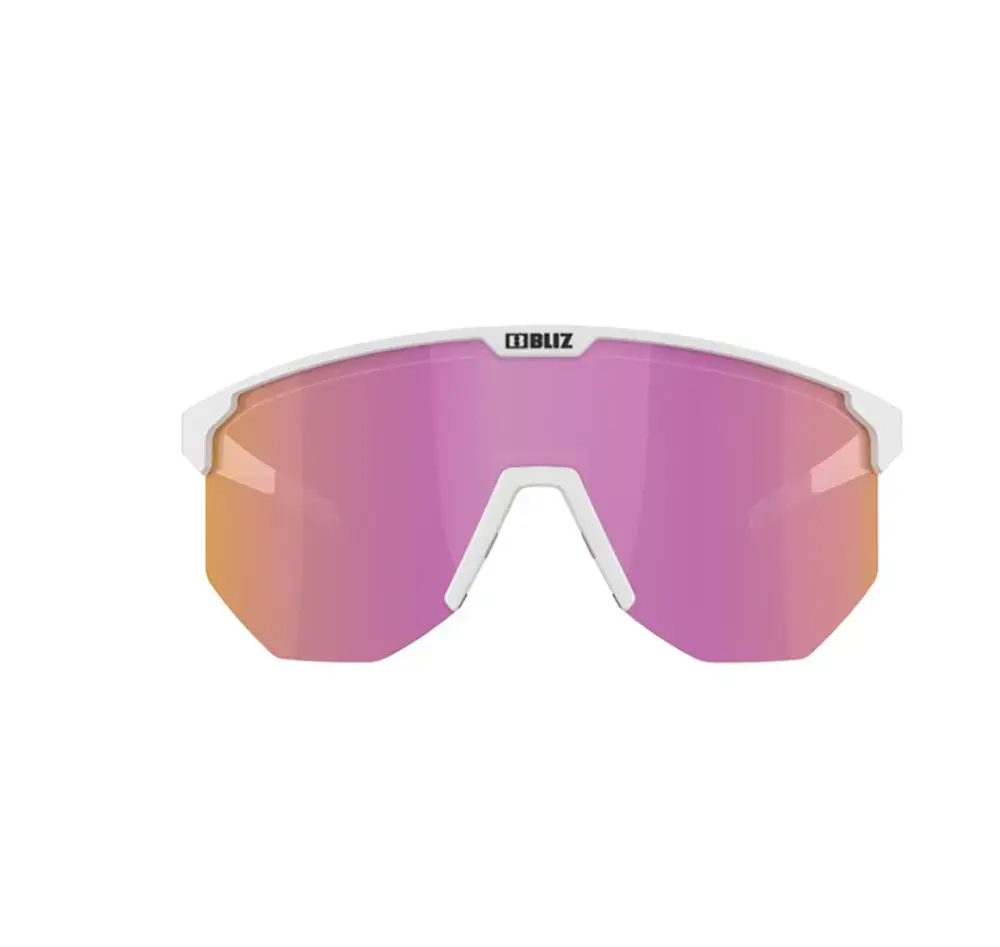 Bliz Hero Sport Zonnebril Mat Wit met Pink Multi Lens