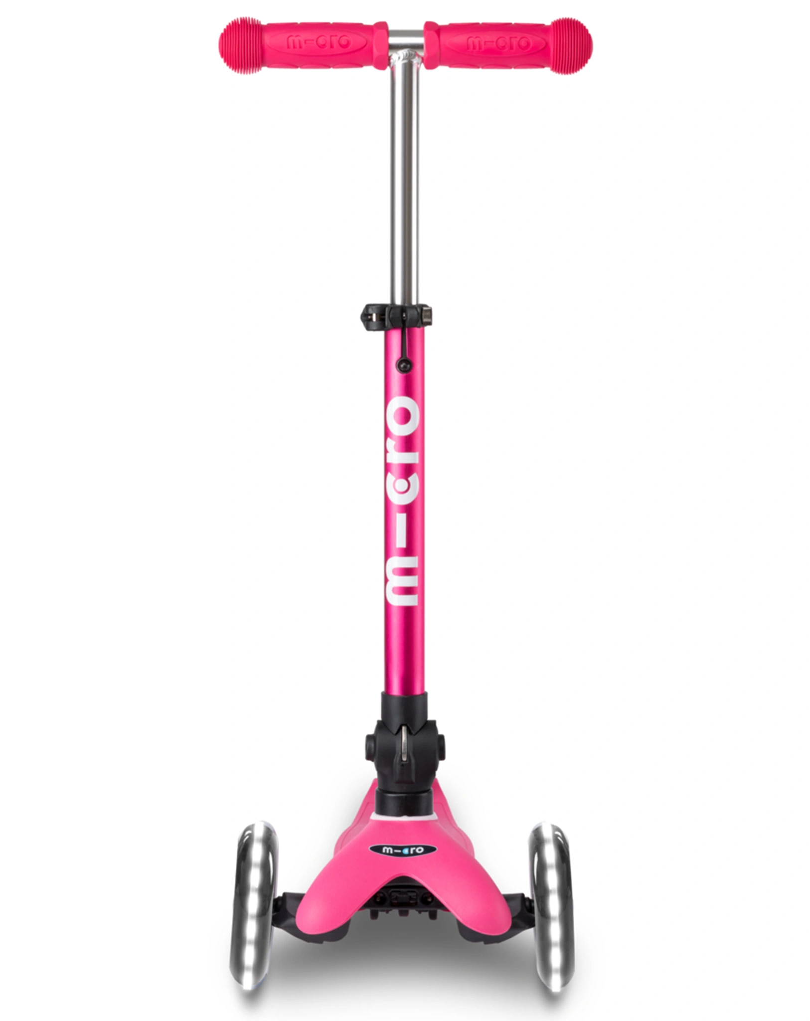 Kinder-Scooter MINI MICRO DELUXE FOLDABLE LED in pink