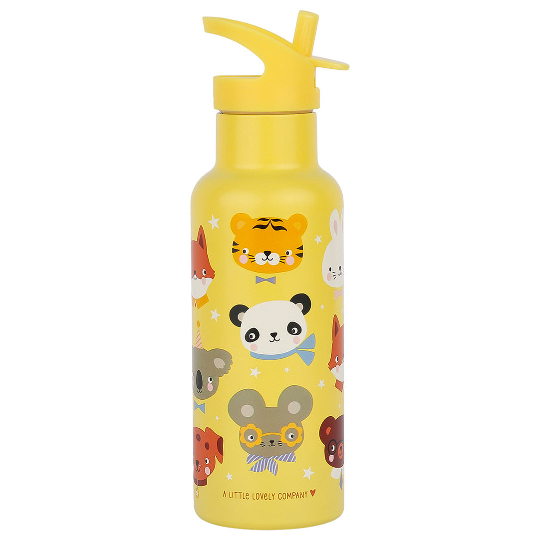 a little lovely company rvs drinkfles dierenvrienden - 500 ml