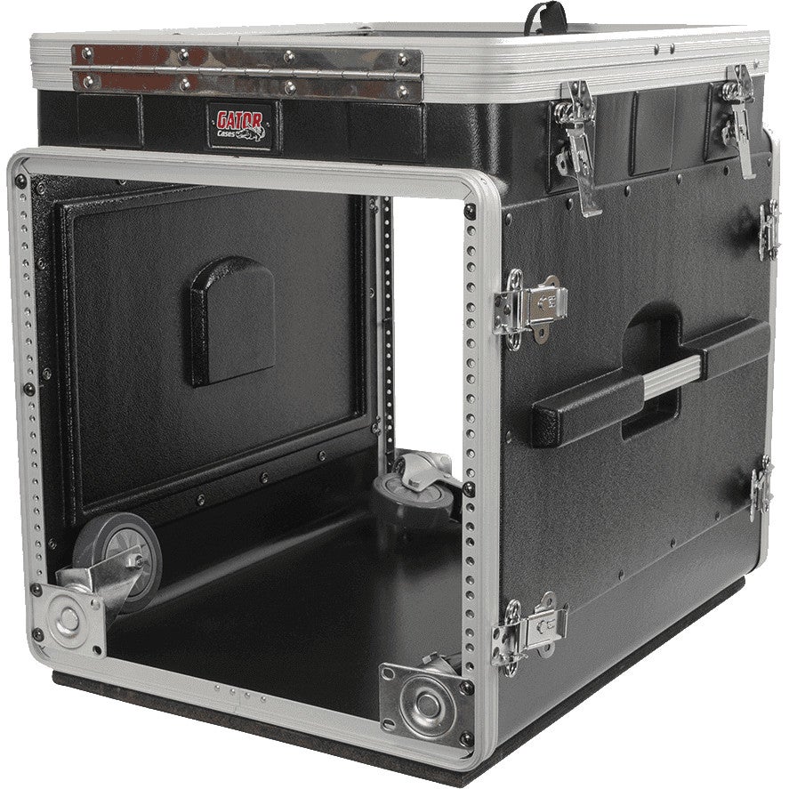 Gator Cases GRC-12X10-PU polyetheen 12U-10U combi flightcase voor mixers