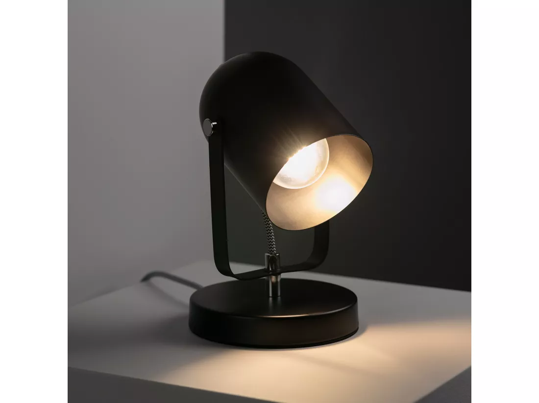 Lampe à Poser Métal Pomader Noir