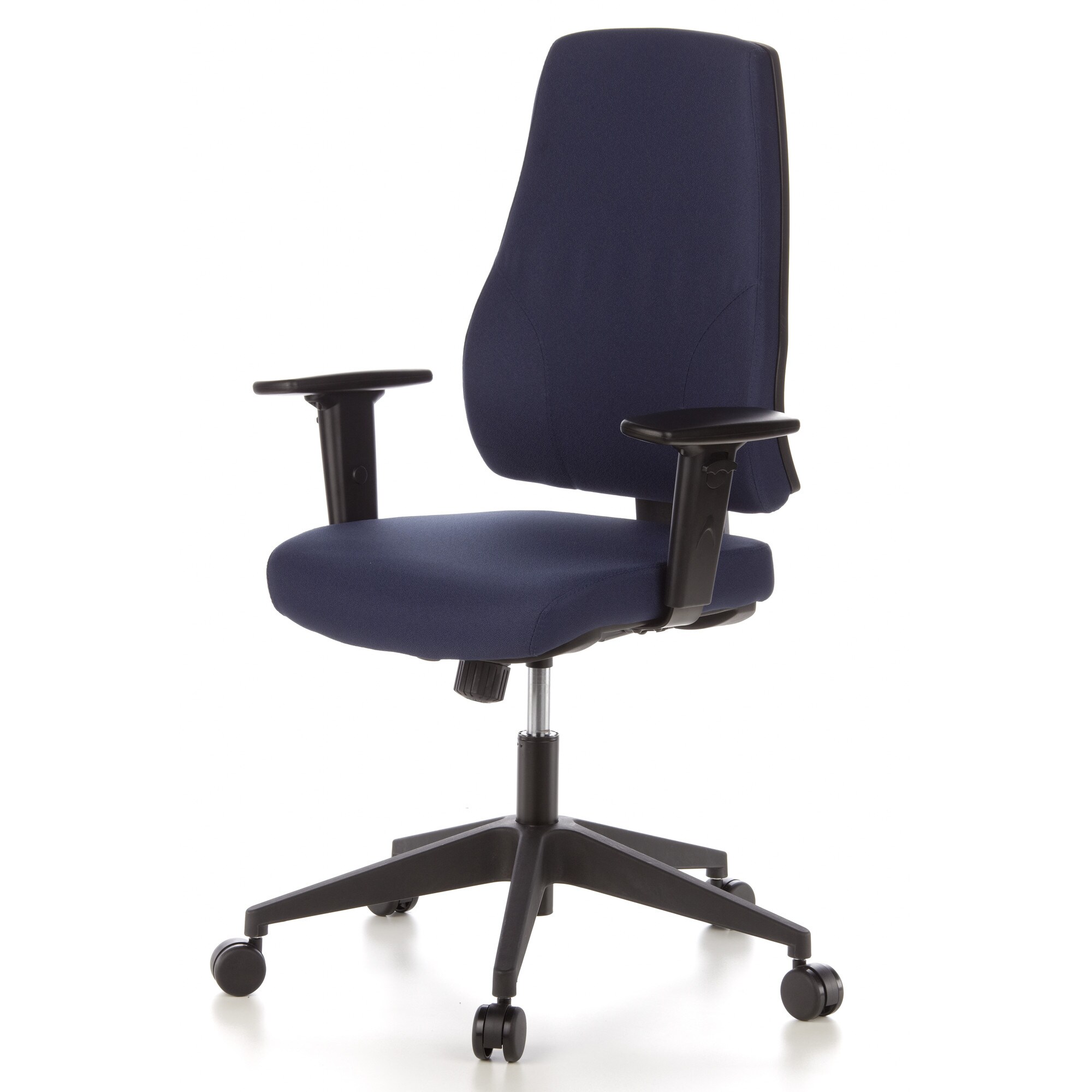 Profi Bürostuhl PRO-TEC 100 Stoff mit Armlehnen (höhenverstellbar) hjh OFFICE