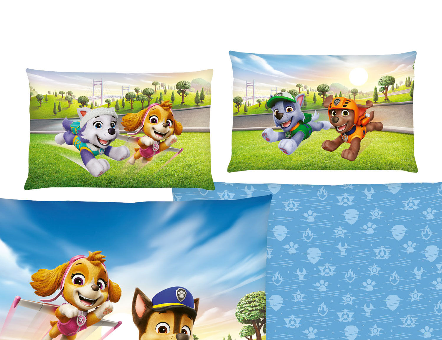 Bettwäsche mit Paw Patrol Superhelden