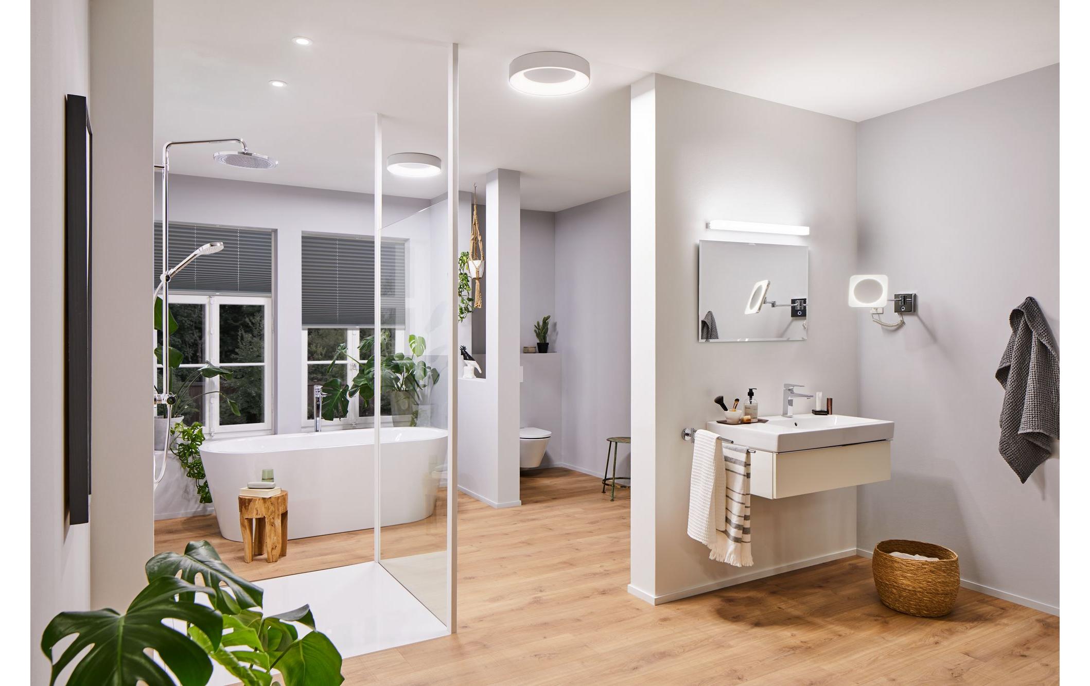 Badezimmerleuchte LUNO 8 W, WhiteSwitchHomeSpa Badezimmerleuchte mit variabler Farbtemperatur