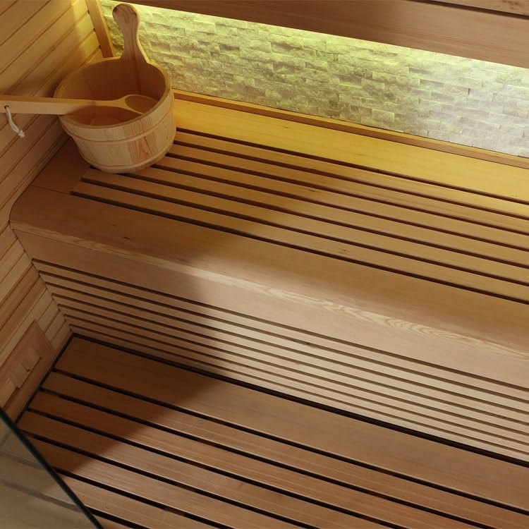 AWT KOS Sauna 1103C Hemlock/120x105/ohne Ofen
